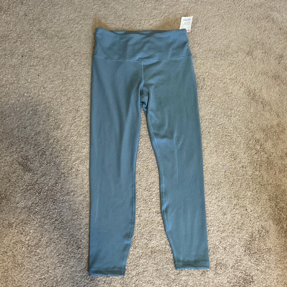 Sea green leggings size medium